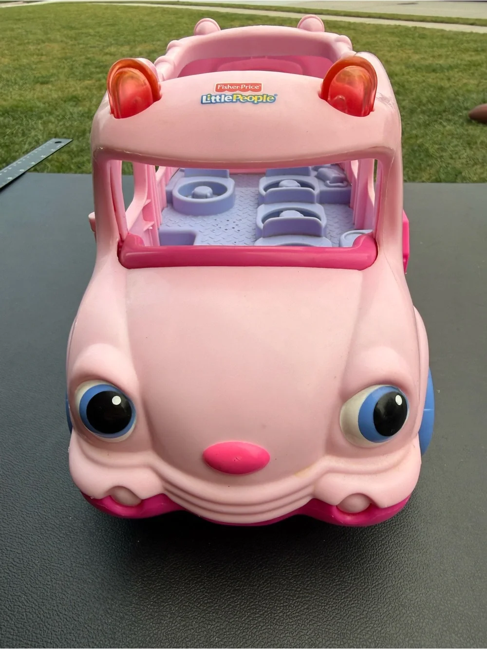 Fisher-Price Pink & Blue ABC 1-2-3 Play Bus